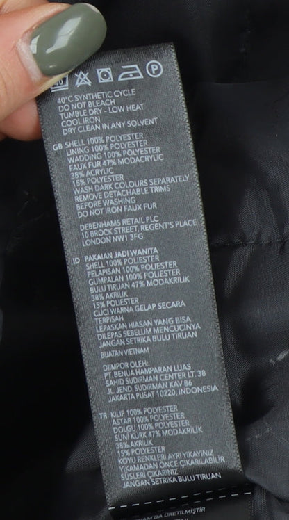 Maine New England Women's Blue Parka Coat Size 12