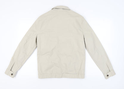 Mens UK Size S Marks and Spencer Beige Basic Jacket