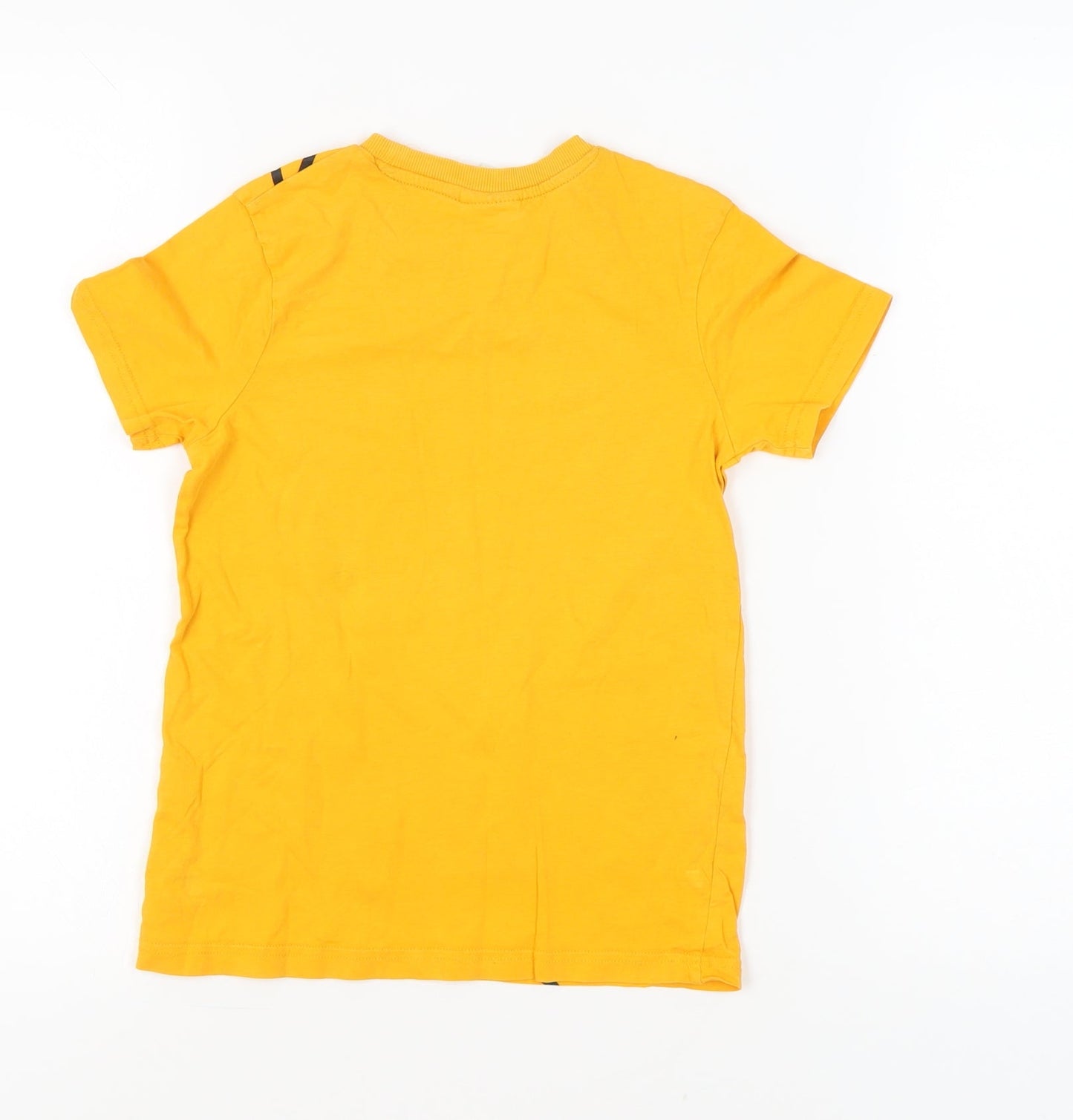 Space Jam Girls Orange Graphic T-Shirt, 9-10 Years, Crew Neck