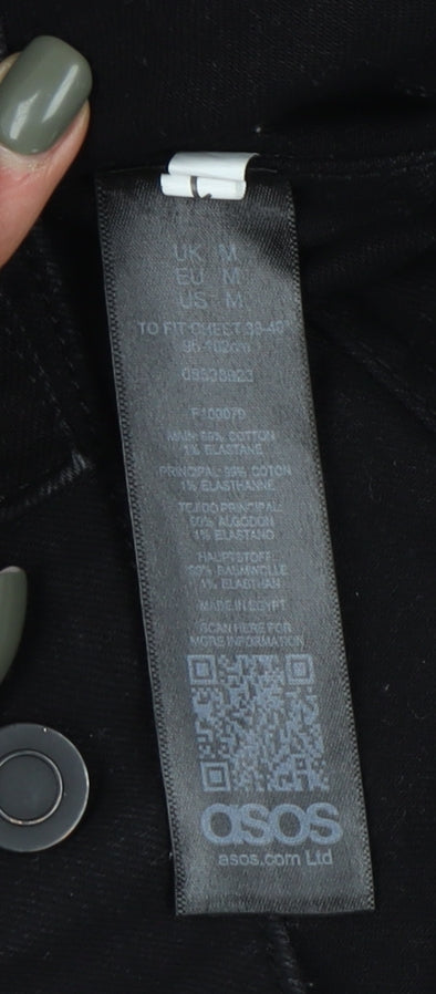 ASOS Men's Black Basic Jacket M - Classic Casual Wear