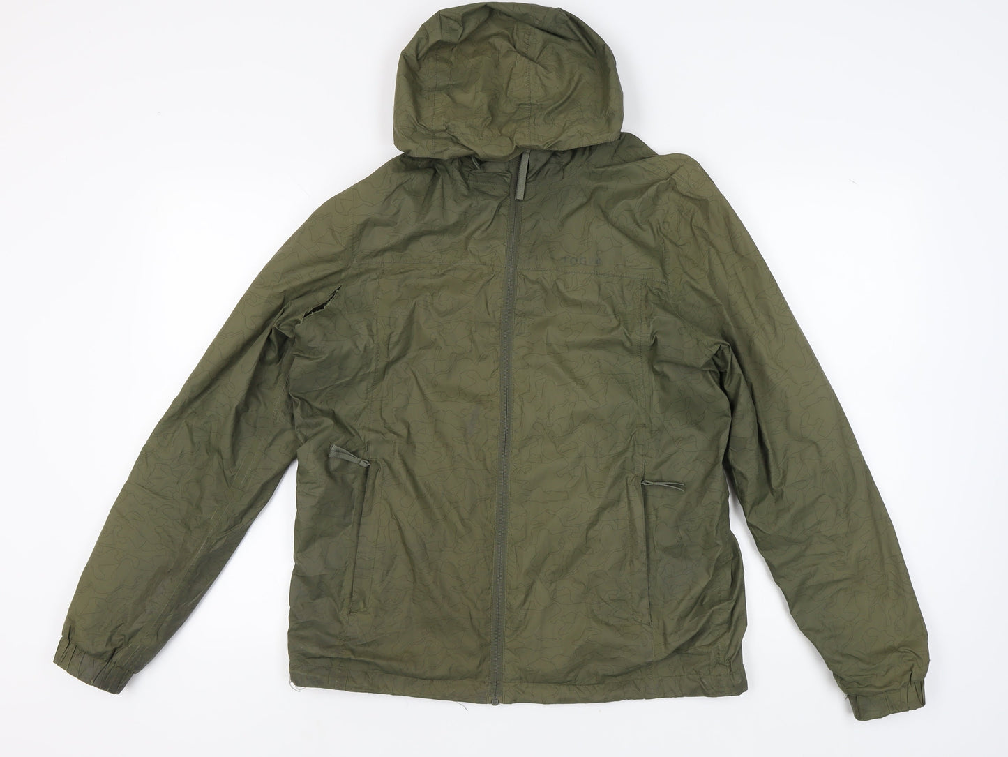 Mens UK Size M TOG24 Green Windbreaker Coat