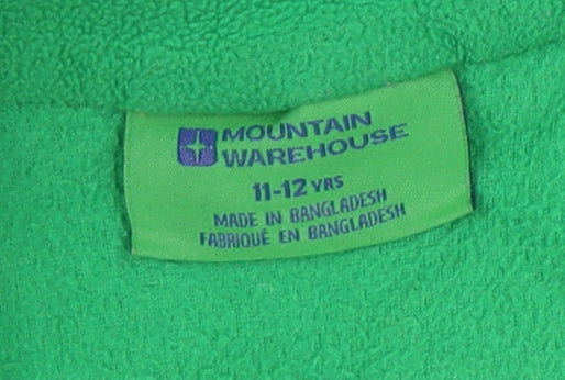 Mountain Warehouse Boys Green Fleece Sweatshirt 11-12 Years