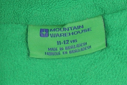 Mountain Warehouse Boys Green Fleece Sweatshirt 11-12 Years