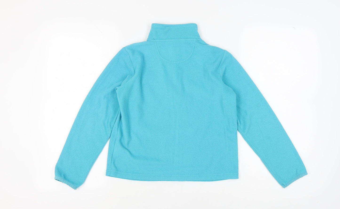Peter Storm Girls Blue Fleece 1/4 Zip Sweatshirt Size 9-10