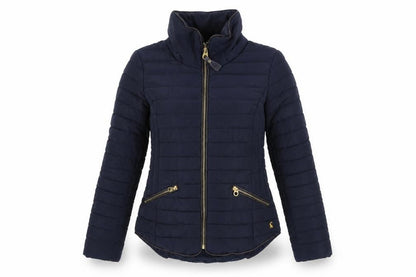 Womens UK Size 8 Joules Blue Puffer Jacket