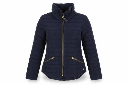 Womens UK Size 8 Joules Blue Puffer Jacket