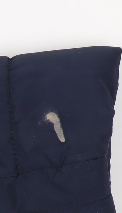 Womens UK Size 8 Joules Blue Puffer Jacket