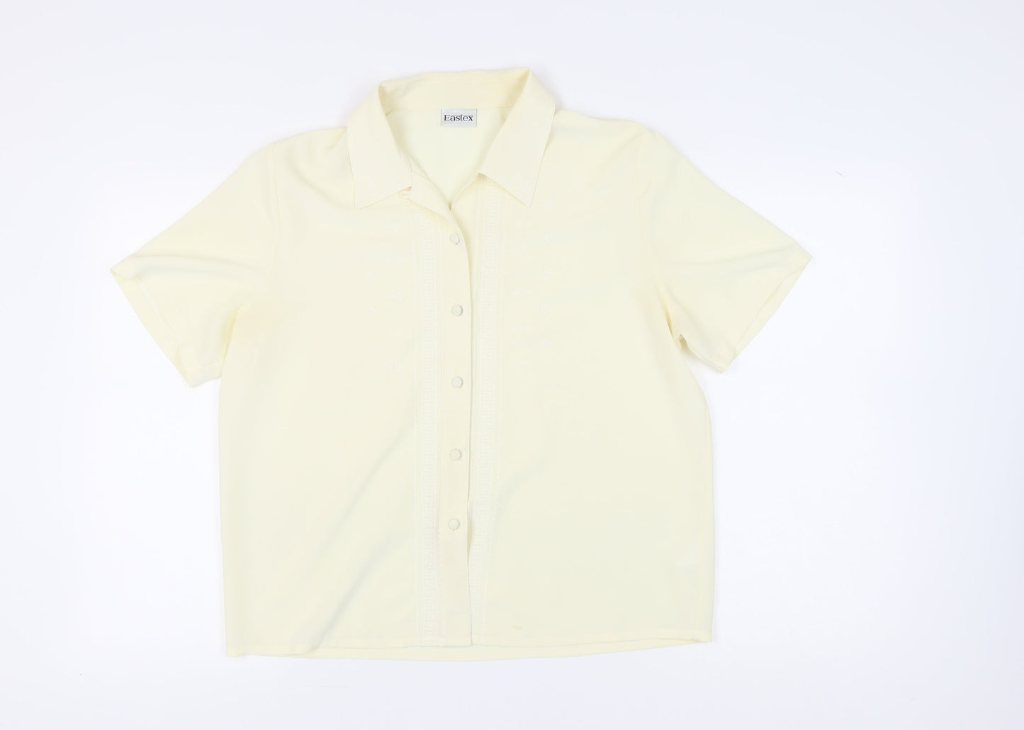 Womens UK Size 14 Eastex Ivory  Button-Up