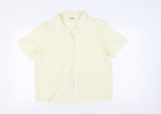Womens UK Size 14 Eastex Ivory  Button-Up
