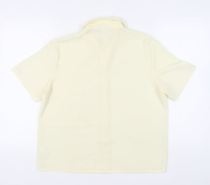 Womens UK Size 14 Eastex Ivory  Button-Up