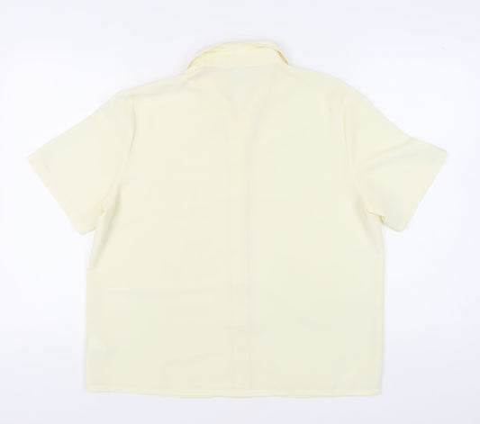Womens UK Size 14 Eastex Ivory  Button-Up