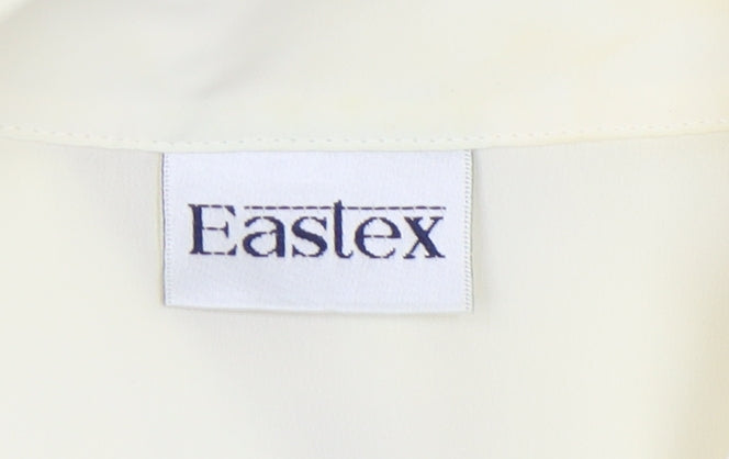 Womens UK Size 14 Eastex Ivory  Button-Up