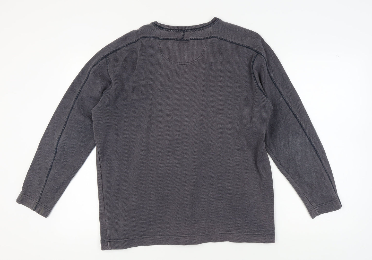 Thomas Nash Men's Grey Pullover Sweatshirt L