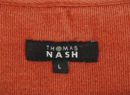 Thomas Nash Men's Grey Pullover Sweatshirt L