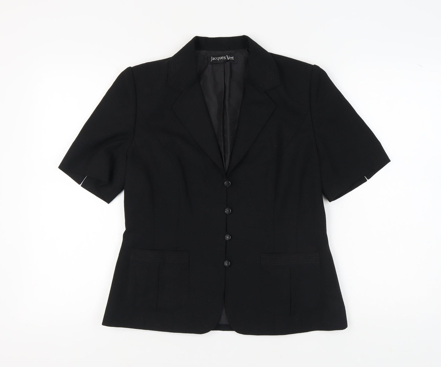 Jacques Vert Women's Black Suit Jacket Size 12 Formal