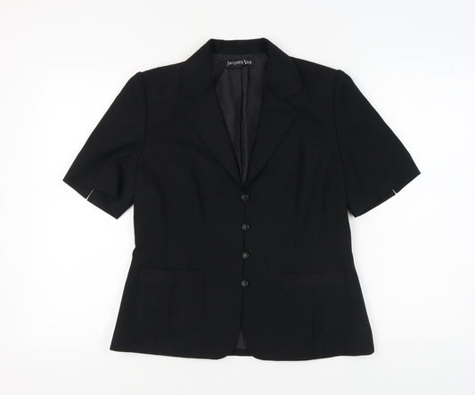 Jacques Vert Women's Black Suit Jacket Size 12 Formal