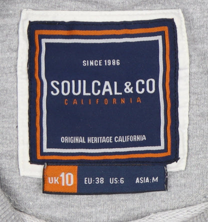 SoulCal & Co Unisex Adults Colourblock Sweatshirt, Size 10