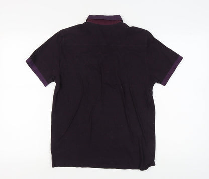 Ted Baker Men's Purple Polo Size M