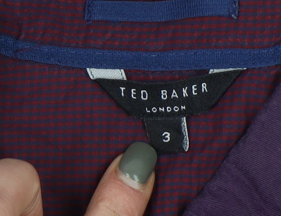 Ted Baker Men's Purple Polo Size M