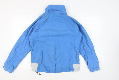 Mens UK Size L Regatta Blue Windbreaker Coat