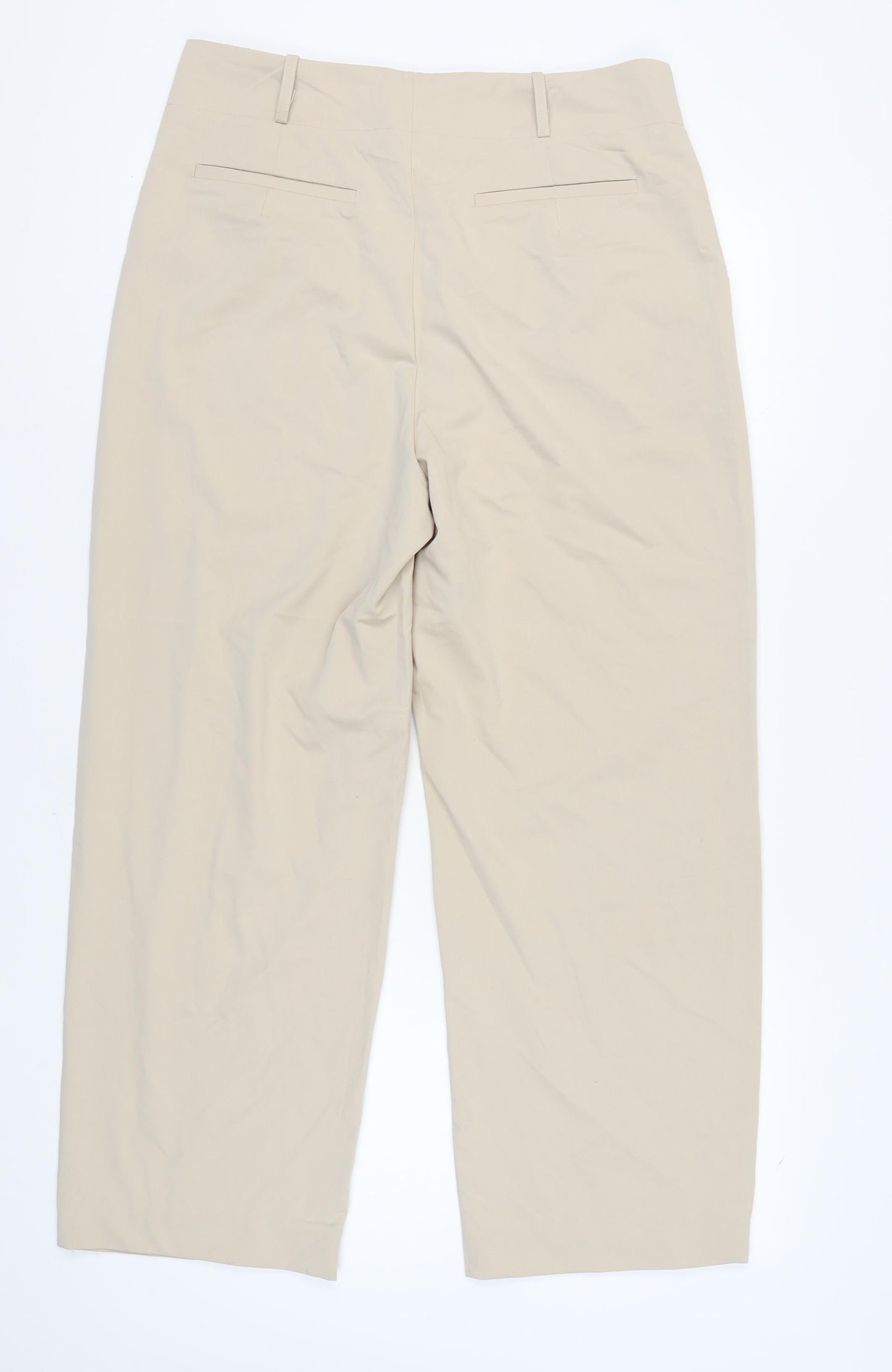 Bershka Women's Beige Trousers Size 16