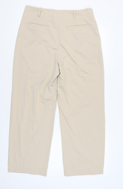 Bershka Women's Beige Trousers Size 16
