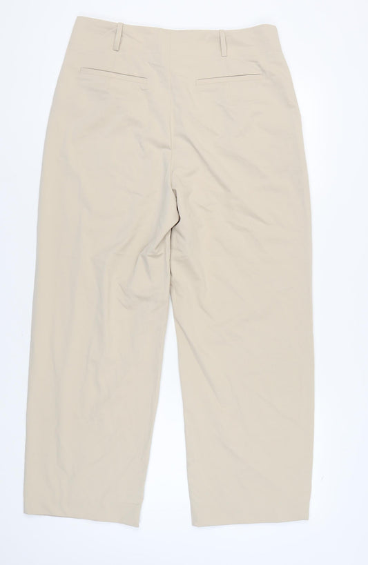 Bershka Women's Beige Trousers Size 16