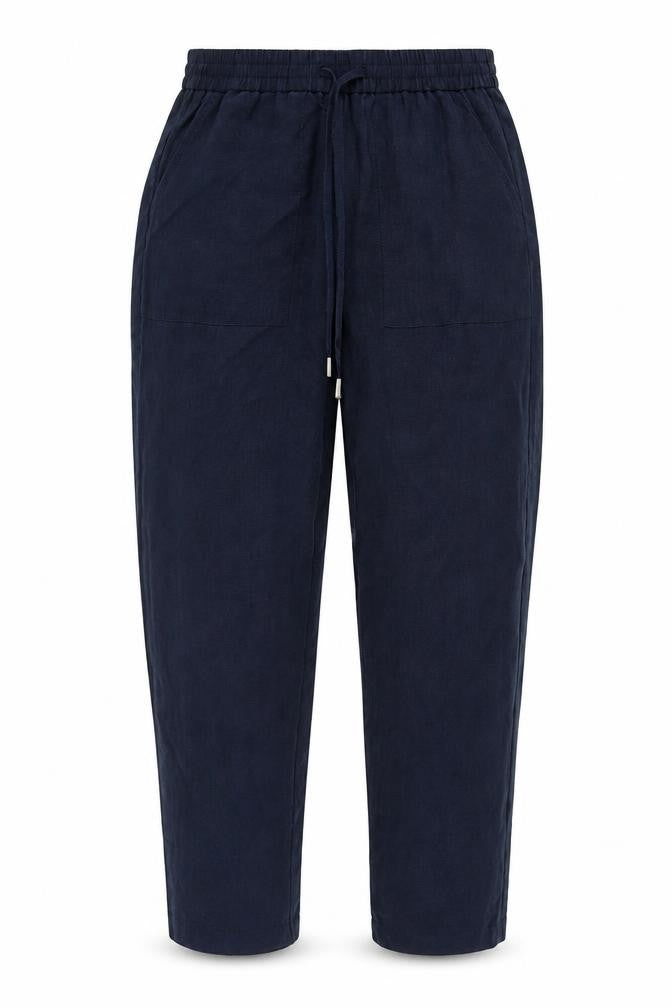 Womens UK Size 10 Marks and Spencer Relaxed Fit Casual Blue Trousers