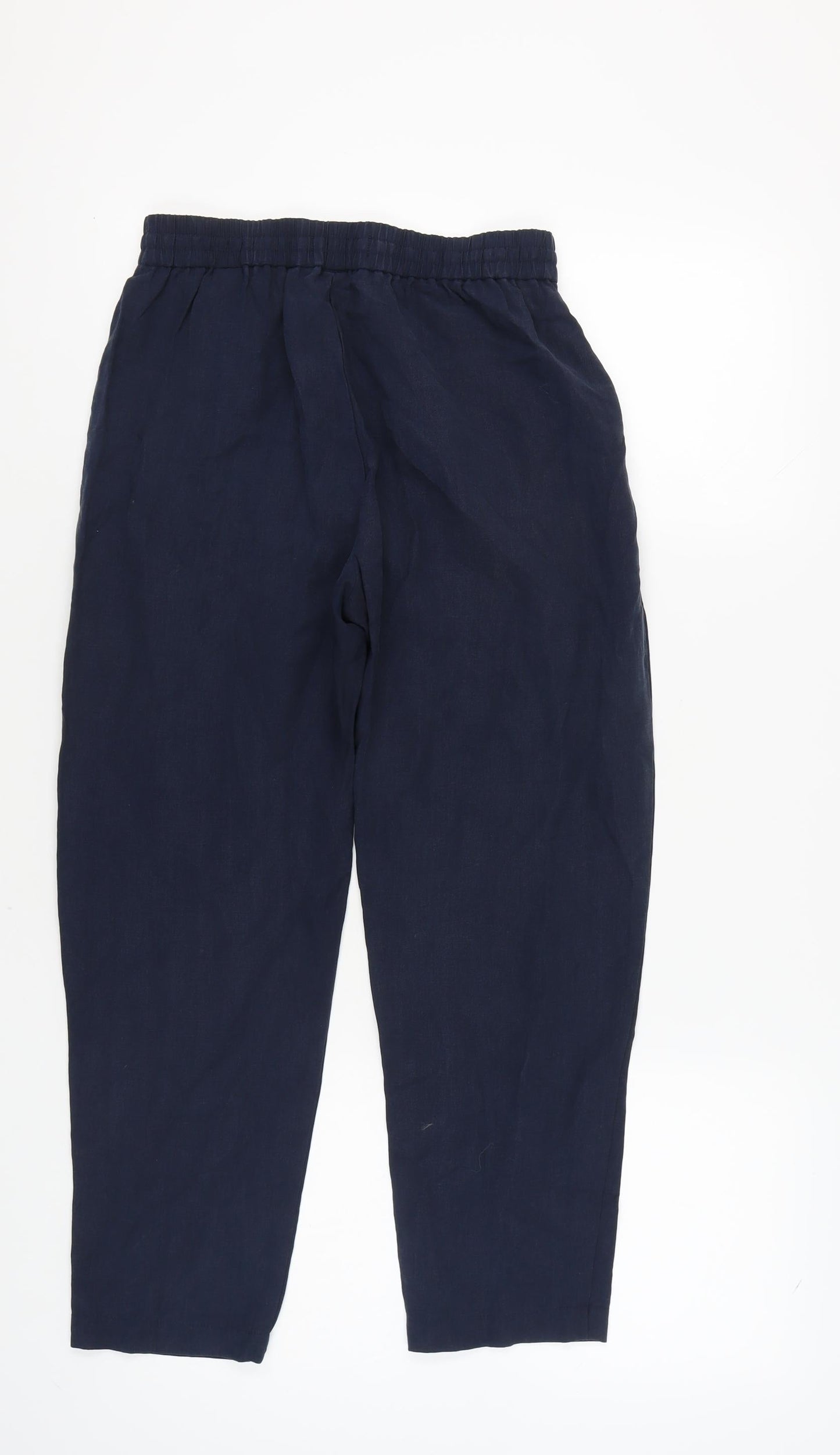 Womens UK Size 10 Marks and Spencer Relaxed Fit Casual Blue Trousers