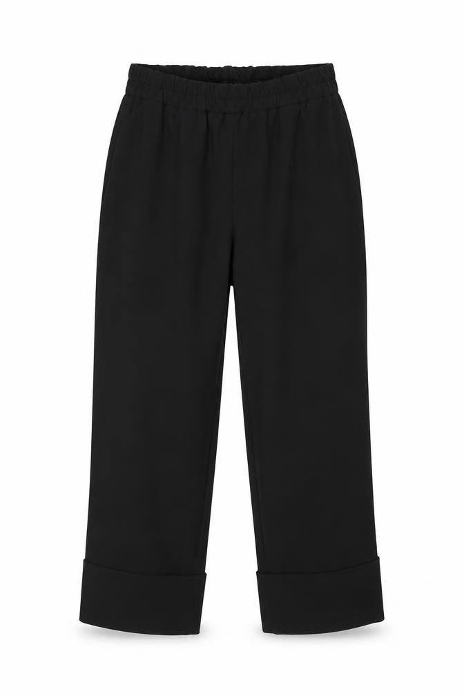 Womens UK Size XS Zara Regular Fit Casual Black Trousers