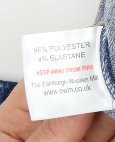 Isle Women's Blue Floral Tunic Blouse L