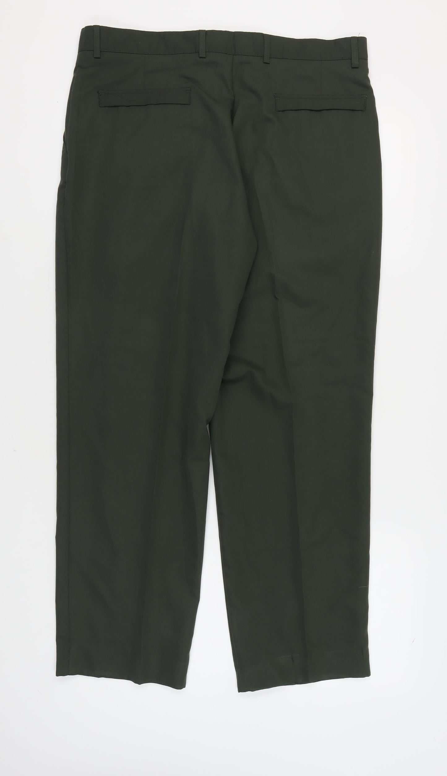 Woodville Men's Green Trousers, 38R, Straight Leg