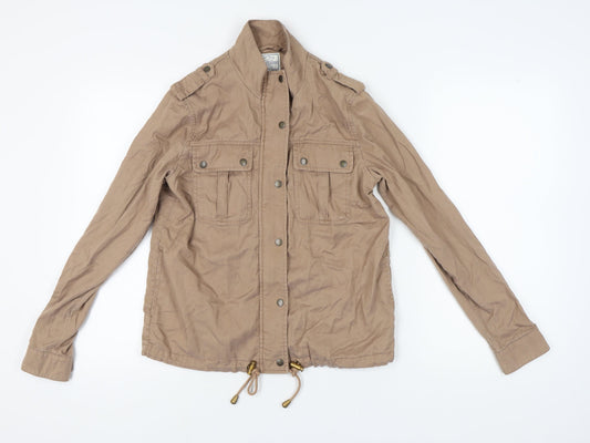 Fat Face Women's Beige Military Jacket Size 8