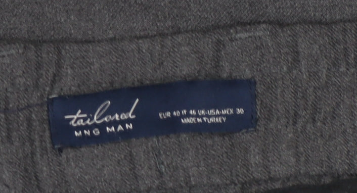 Tailored MNG MAN Men's Grey Trousers Size 30 Casual