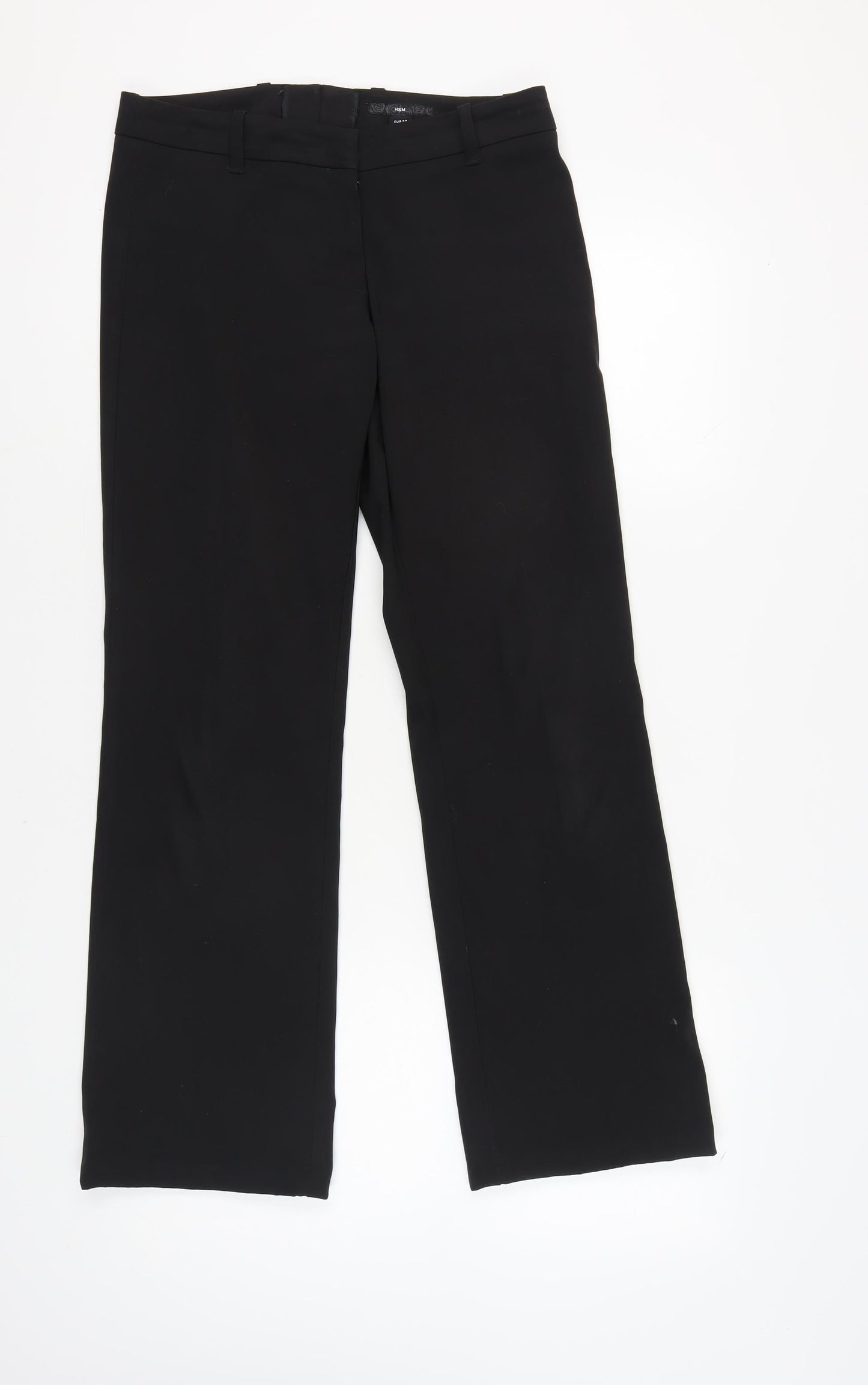 Womens UK Size 10 H&M   Black Trousers