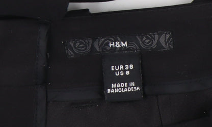 Womens UK Size 10 H&M   Black Trousers