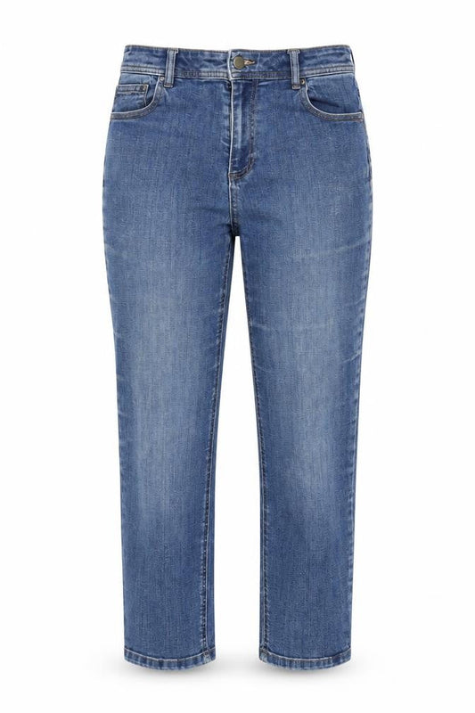 Womens UK Size 14 BLUE 73  Straight Blue Jeans