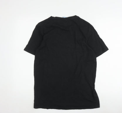 Mens UK Size L JACK & JONES Black  T-Shirt