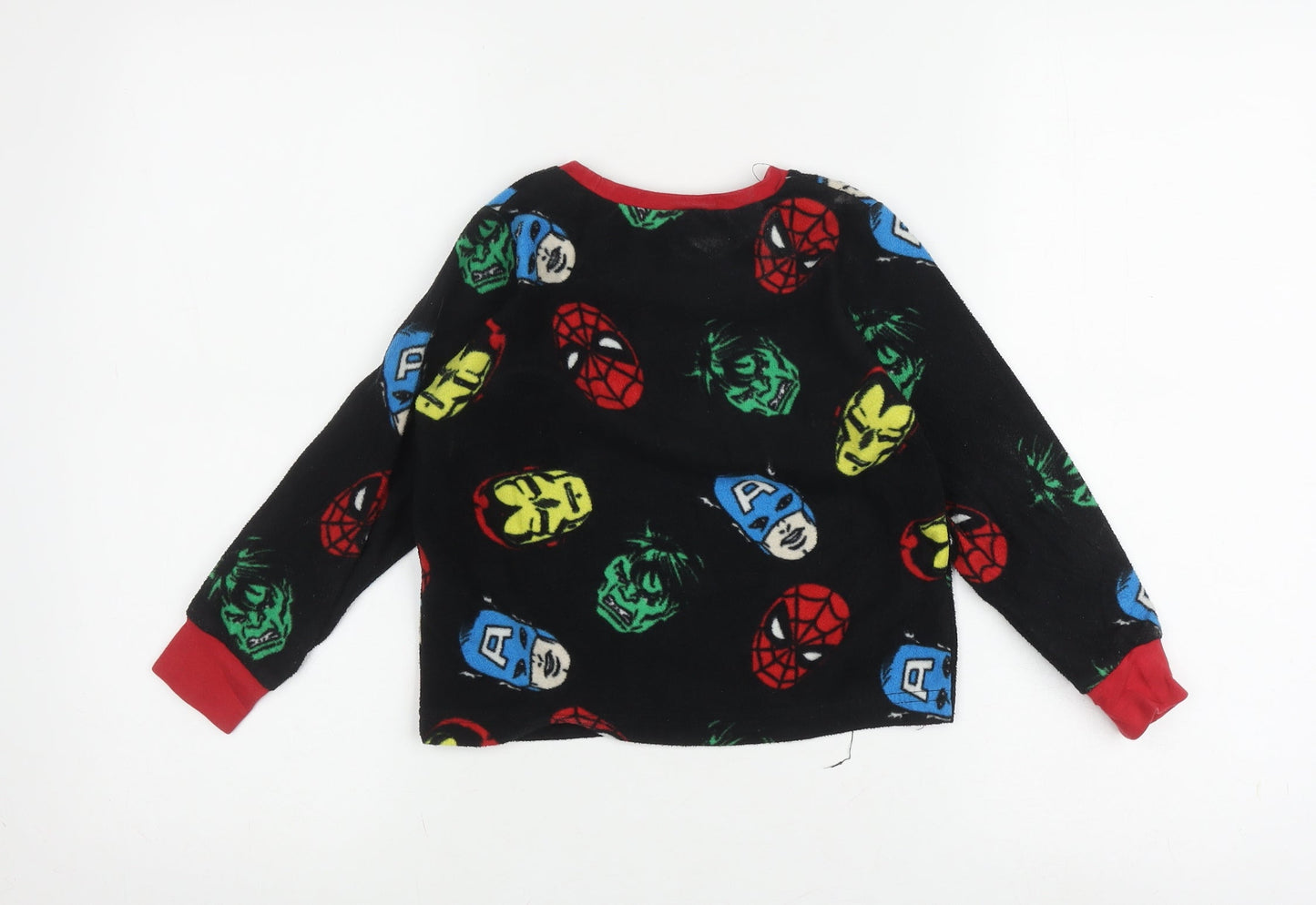 Marvel Comics Boys Black Superhero Pyjama Top Age 6