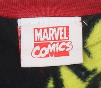 Marvel Comics Boys Black Superhero Pyjama Top Age 6