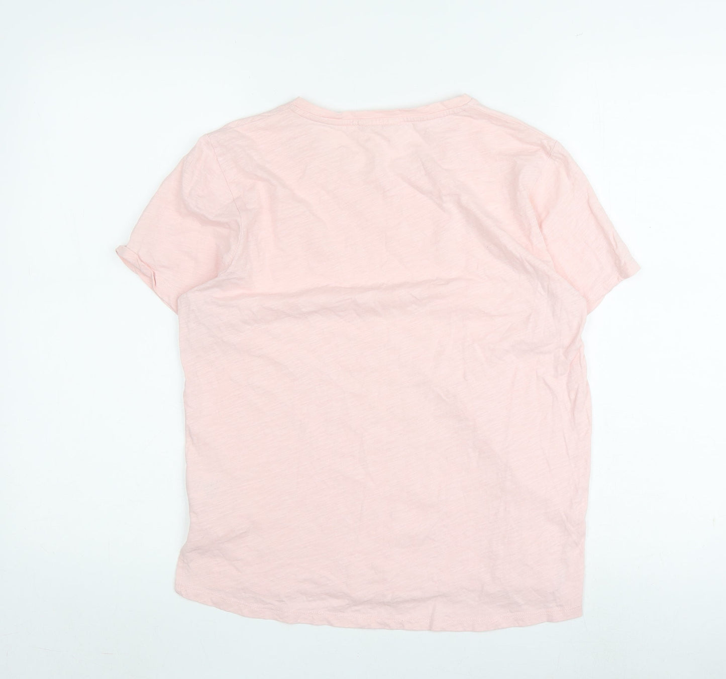Hush Pink Women's T-Shirt - Size S, Crew Neck, Spring Style