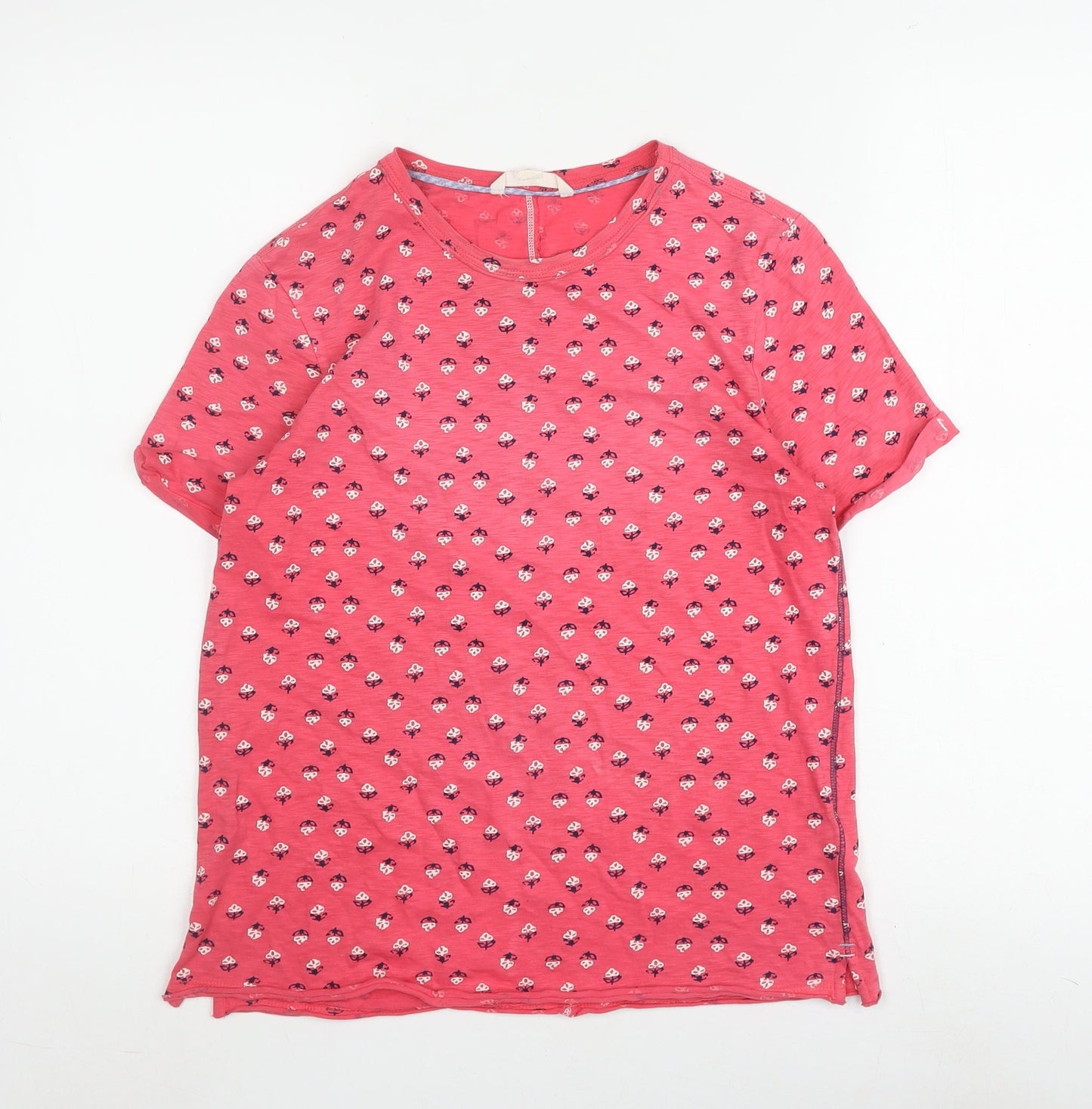 Womens UK Size 8 White Stuff Pink Basic T-Shirt