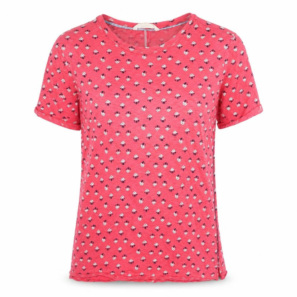 Womens UK Size 8 White Stuff Pink Basic T-Shirt