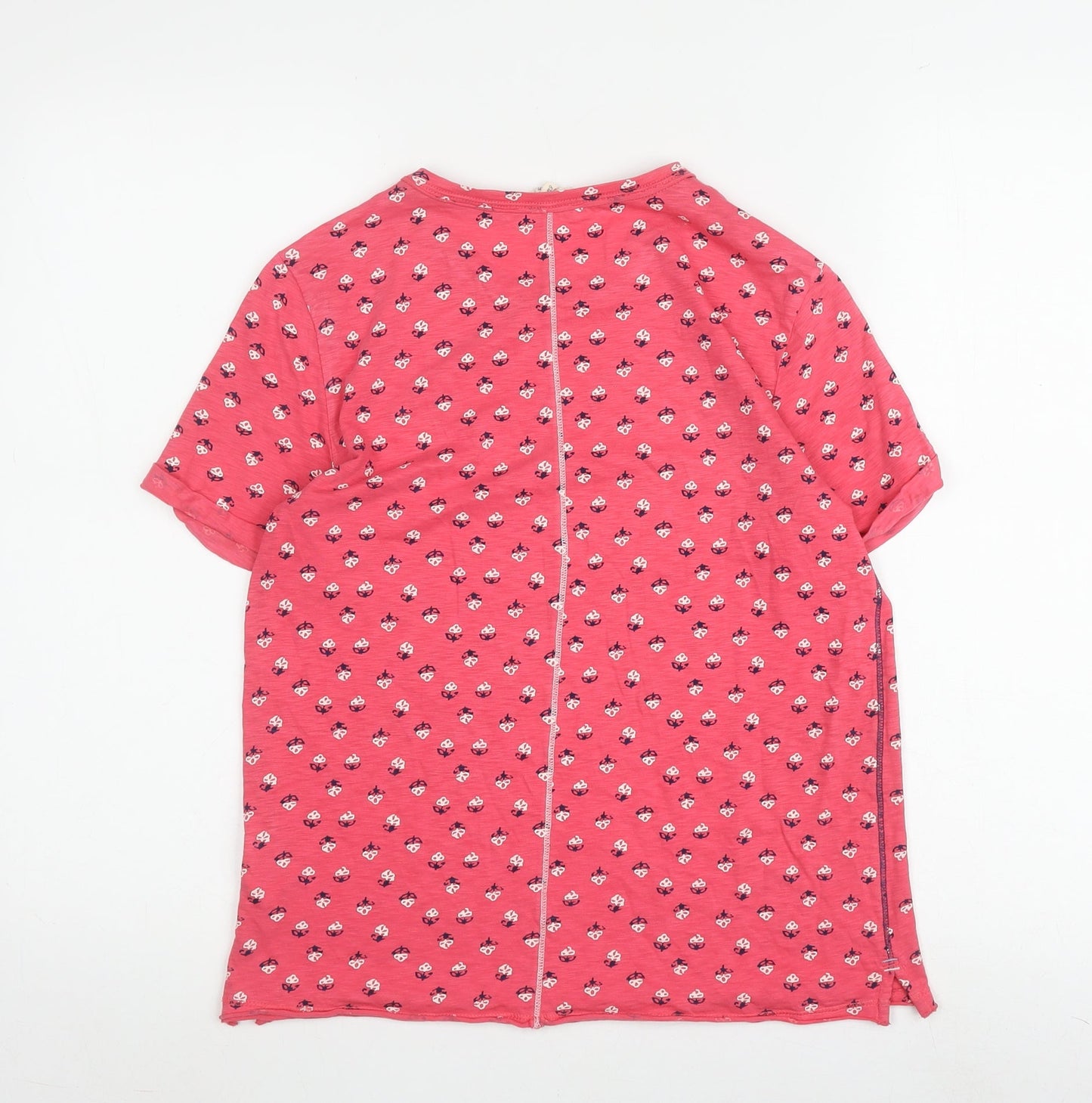 Womens UK Size 8 White Stuff Pink Basic T-Shirt