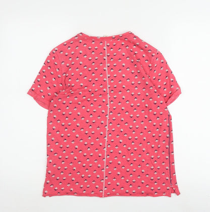 Womens UK Size 8 White Stuff Pink Basic T-Shirt