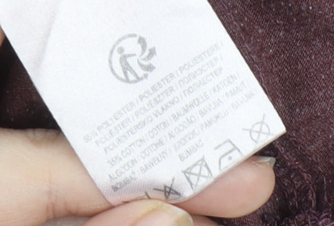 Tokyo Laundry Men’s Burgundy V-Neck T-Shirt M