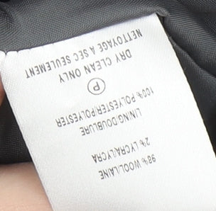 Eastex Women's Grey Wool Blend Blazer, Size 14