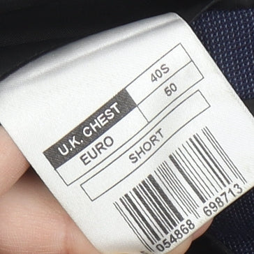 Mens UK Size 40 Ben Sherman Regular Blue Suit Jacket