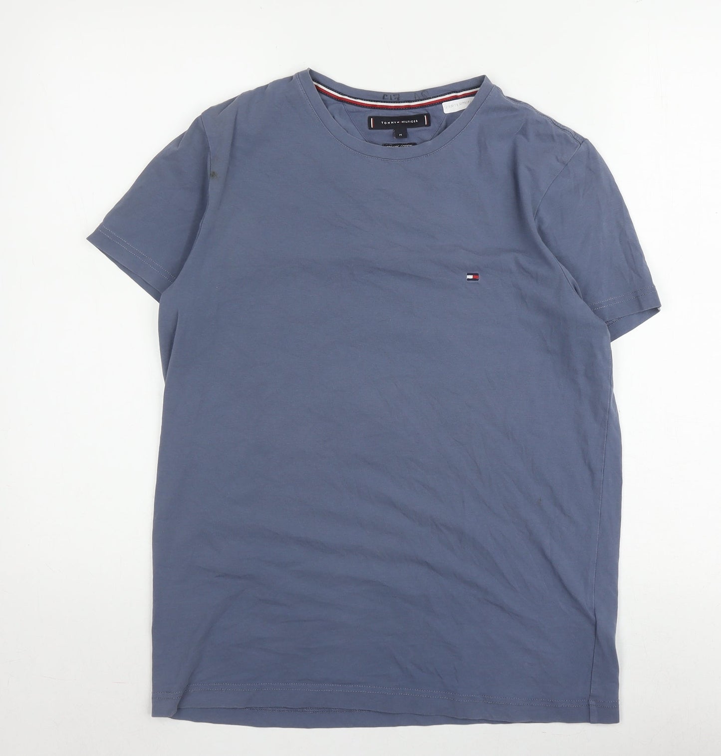 Tommy Hilfiger Men’s Blue Medium Cotton T-Shirt