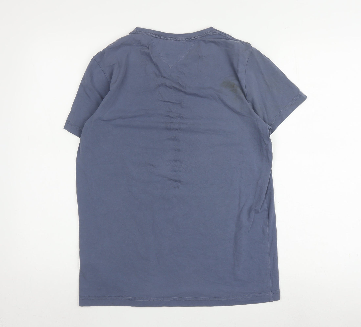 Tommy Hilfiger Men’s Blue Medium Cotton T-Shirt